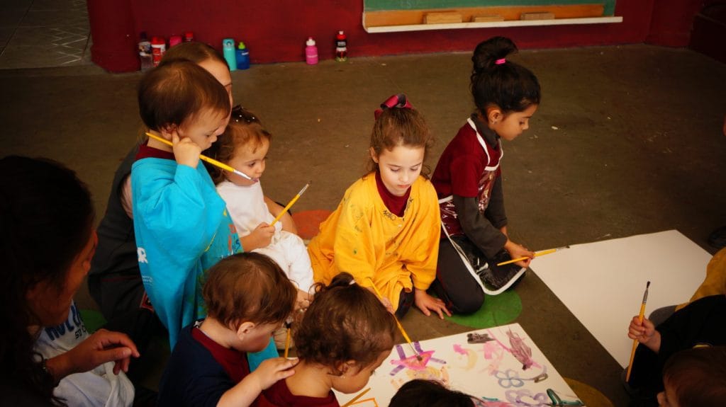 Pintar com Aquarela - Notícias de Turma Escola Grace