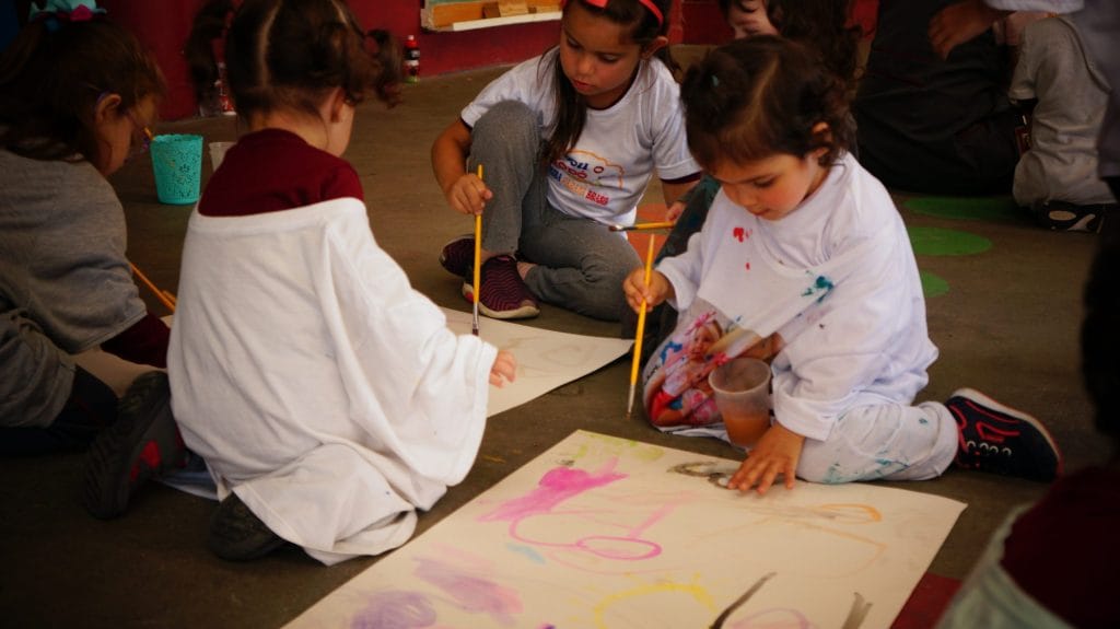 Pintar com Aquarela - Notícias de Turma Escola Grace