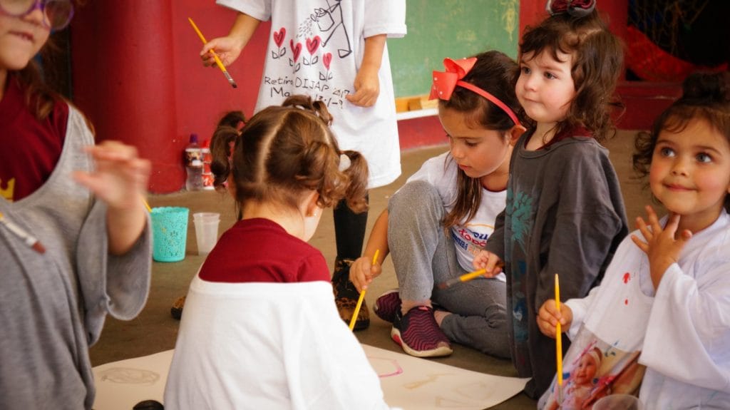 Pintar com Aquarela - Notícias de Turma Escola Grace