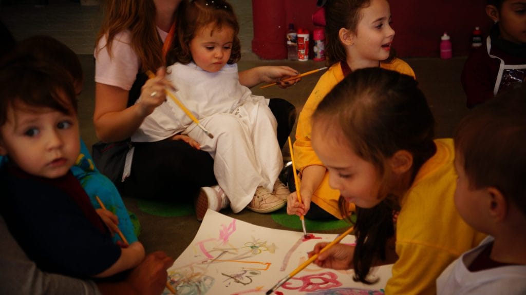 Pintar com Aquarela - Notícias de Turma Escola Grace