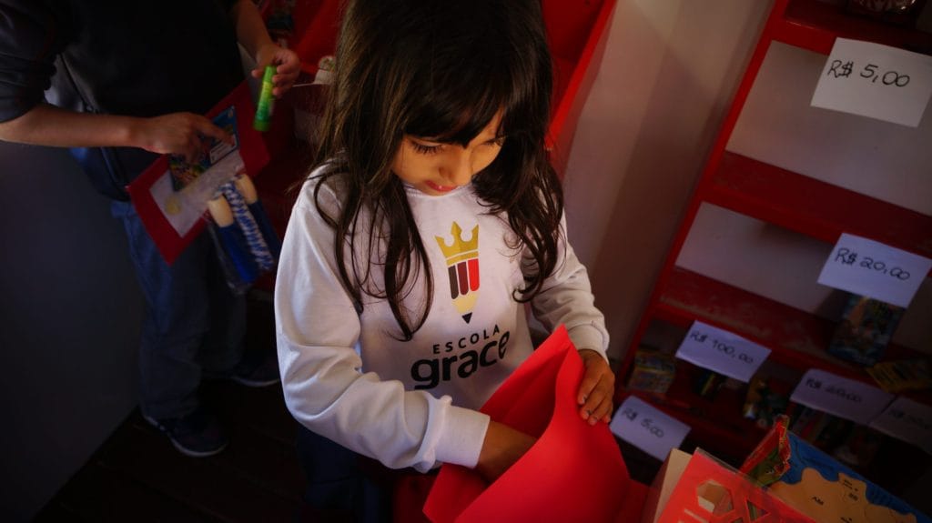 Dia de Compras na Gracetown - Notícias de Turma Escola Grace