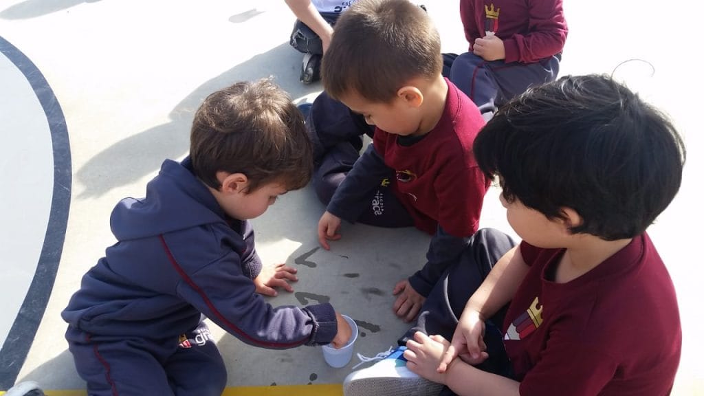 Desenhar com Água - Notícias de Turma Escola Grace